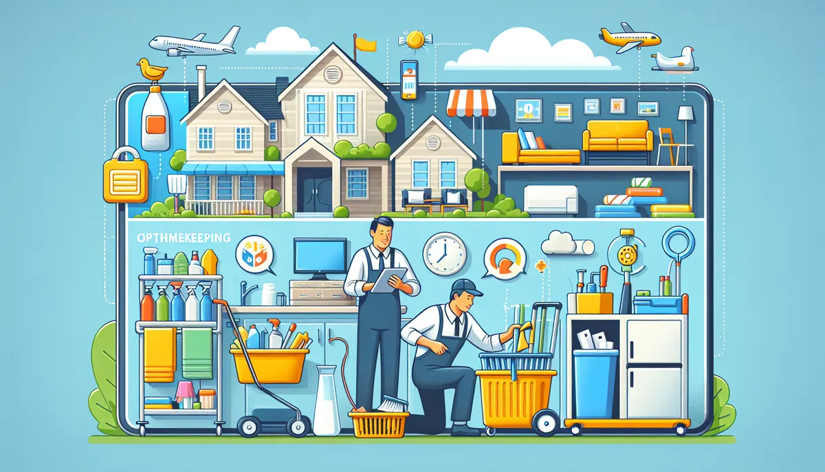 Optimisation des opérations d'entretien ménager et de maintenance dans le secteur de la location de vacances