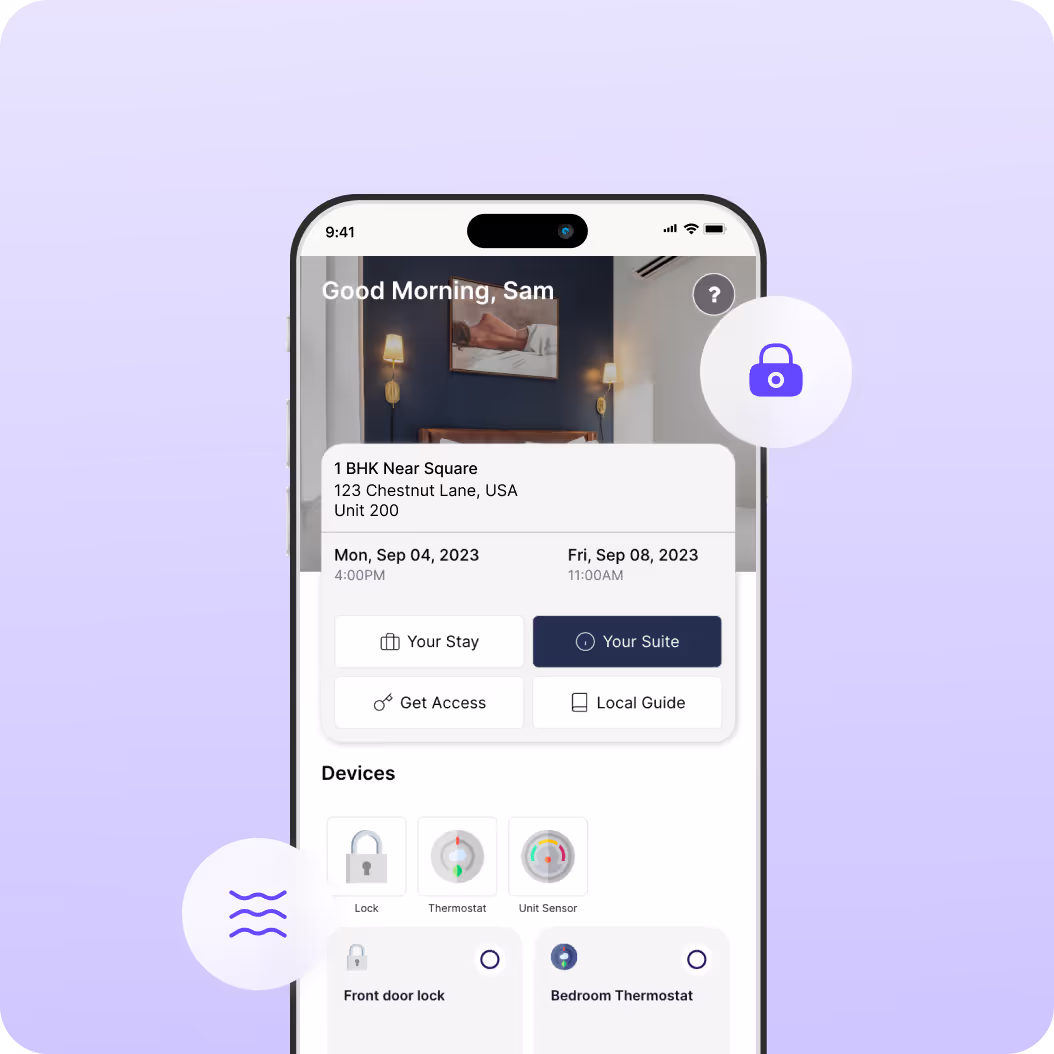 Guest portal home page