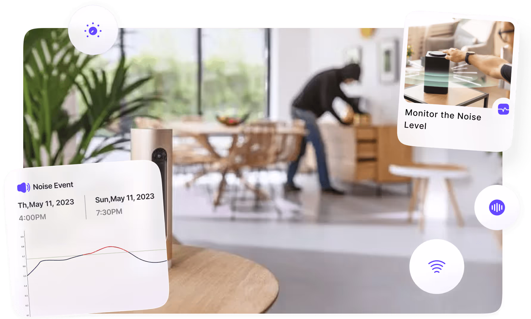 Hero Image showing SuiteOp noise event monitoring