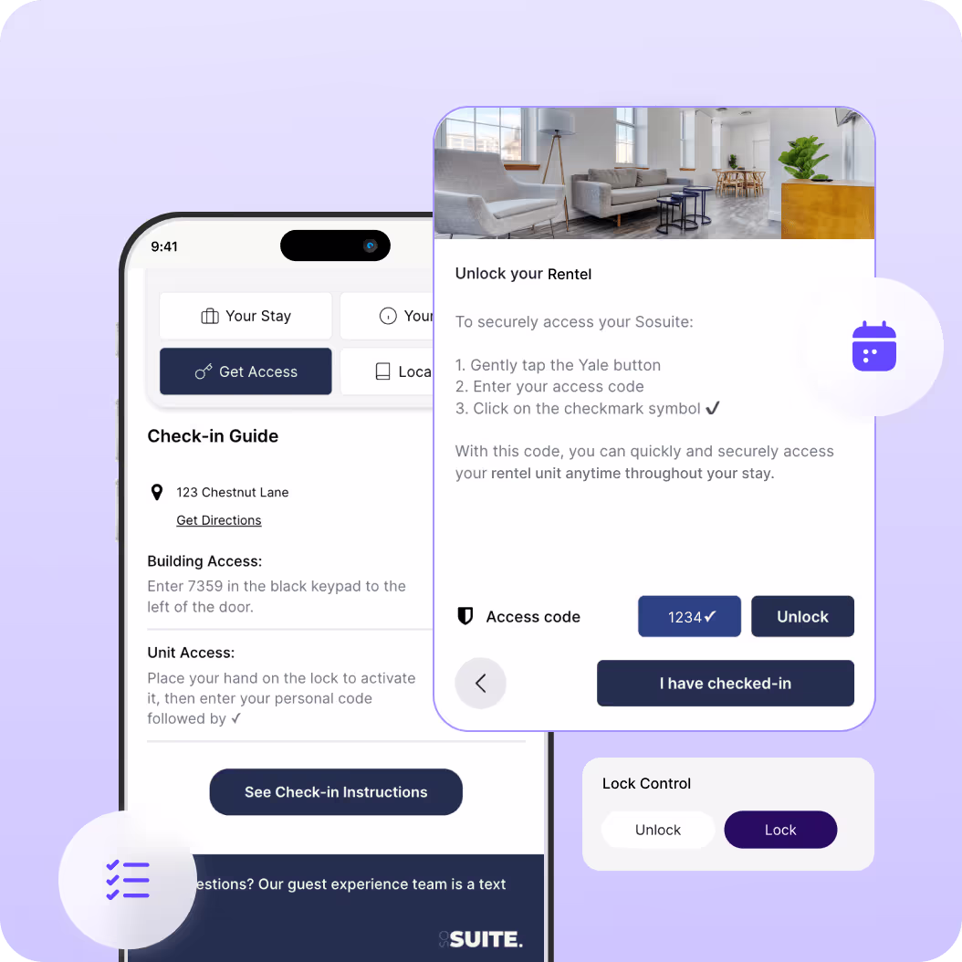 Step-by-step self check-in process
