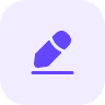 Digital rental agreement icon
